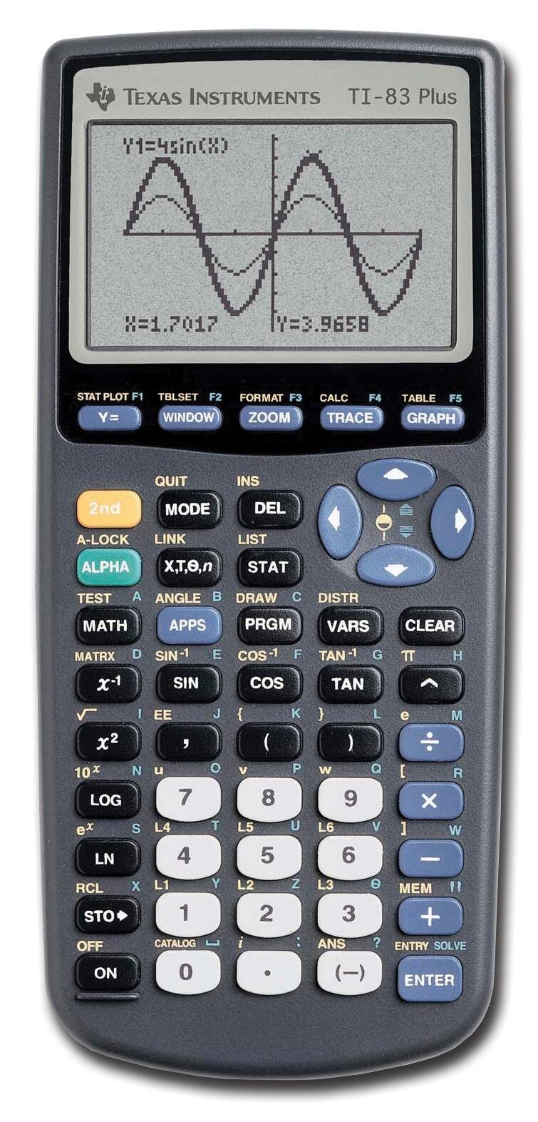 2024 Texas Instruments TI-83 Plus Graphing School Scientific Math Calculator w/Cover